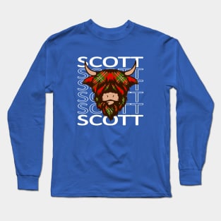 Clan Scott - Hairy Coo Long Sleeve T-Shirt